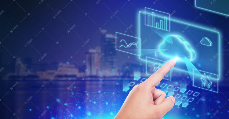 創意合成城市科技電子商務背景圖片免費下載_海報banner/psd